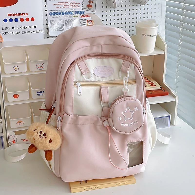 Kawaii Korean Style Dreamy Pastel Backpack – Limited Edition 5 Kawaii Korean Style Dreamy Pastel Backpack – Limited Edition - Image 5