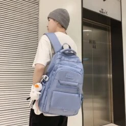 Kawaii Large Capacity Pastel College Canvas Backpack 17 Kawaii Large Capacity Pastel College Canvas Backpack -Kawaiitherapy Shop 0 09c05e