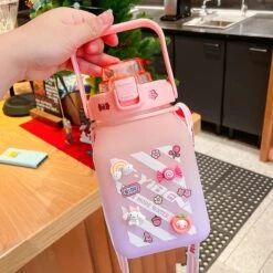 Kawaii Jumbo Pastel Straw Bottle – Limited Edition -Kawaiitherapy Shop 0 0a6580