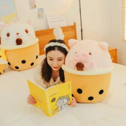 Kawaii Therapy Bubble Tea Animal Plush XL (50cm) -Kawaiitherapy Shop 0 0a6a2d