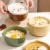 Kawaii Japanese Style Ceramic Cat Bowl – Special Edition