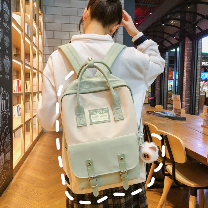 Kawaii Korea Pastel Candy College Backpack – Limited Edition 2 Kawaii Korea Pastel Candy College Backpack – Limited Edition - Image 2