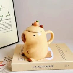 Kawaii Capybara Ceramic Tea Cup – Limited Edition -Kawaiitherapy Shop 0 1fffdc