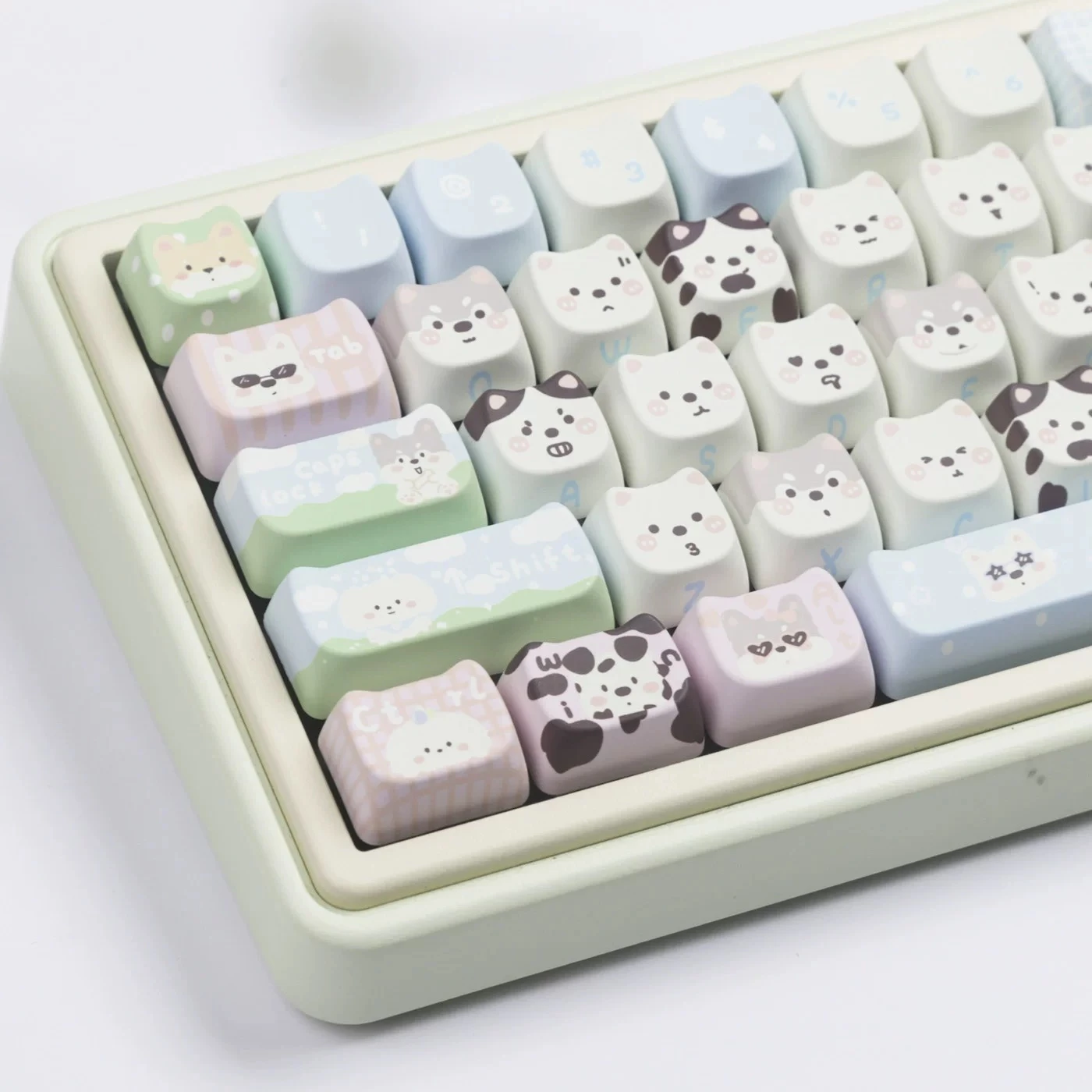 Kawaii Mao Profile Shiba Inu Keycap Set (140 Keys) – Special Edition 2 Kawaii Mao Profile Shiba Inu Keycap Set (140 Keys) – Special Edition - Image 2