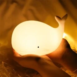 Kawaii Whale Soft Silicone Lamp – Limited Edition