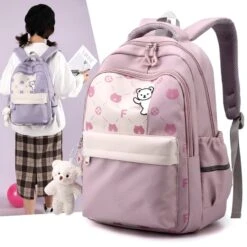 Kawaii Cute Pastel Bear Harajuku School Bag
