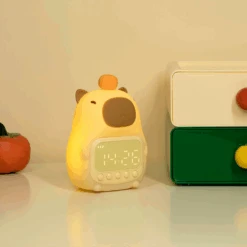 Kawaii Capybara USB LED Alarm Clock – Limited Edition -Kawaiitherapy Shop 0 247f77