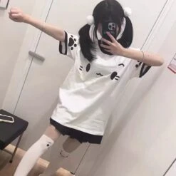 Kawaii Japanese Style Neko Cat Paw Harajuku Shirt