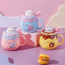 Kawaii Bunny Donut Ceramic Cup – Special Edition 13 Kawaii Bunny Donut Ceramic Cup – Special Edition -Kawaiitherapy Shop 0 279dd0