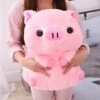Kawaii Therapy Chubby Pink Pig Plush (40cm)