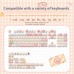 Akko Pig Party Mog Design 139pcs Keycaps -Kawaiitherapy Shop 0 2c8c9b