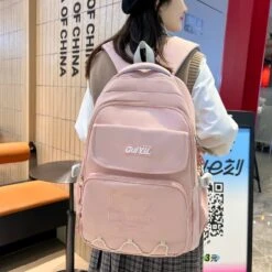Kawaii Korean Style Large Capacity Pastel Backpack – Limited Edition -Kawaiitherapy Shop 0 2d548d