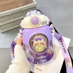 Kawaii Animal Pastel Straw Bottle (820ml) – Limited Edition -Kawaiitherapy Shop 0 32e7f4