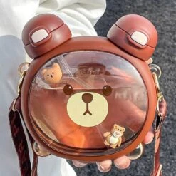 Kawaii Double Sided Bear Pastel Bottle (750ml)