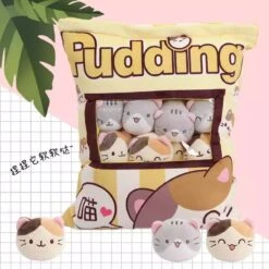 A Bag Of Kawaii Neko Cat Pudding Dolls -Kawaiitherapy Shop 0 348eb8