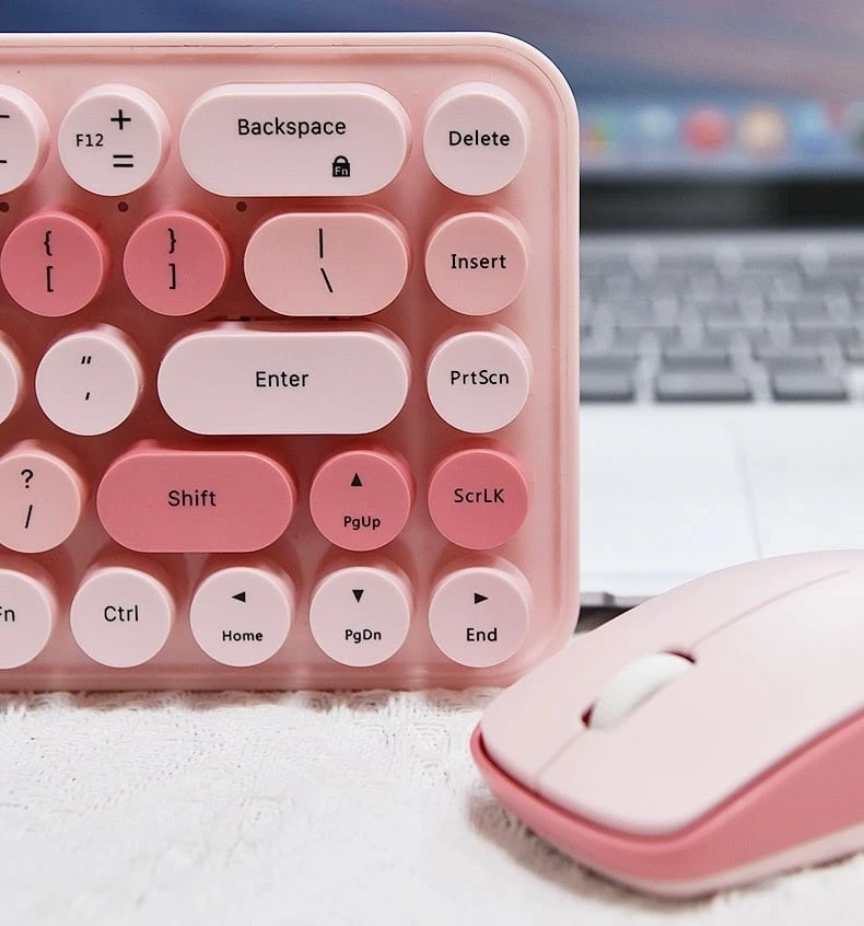 Kawaii Candy Pastel Wireless Keyboard Set – Special Edition 4 Kawaii Candy Pastel Wireless Keyboard Set – Special Edition - Image 4