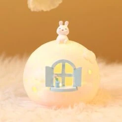 Kawaii Bunny Moon House Galaxy Lamp – Special Edition -Kawaiitherapy Shop 0 3e8e6e