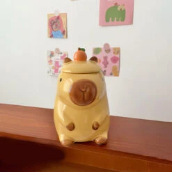 Kawaii Capybara Ceramic Tea Cup – Limited Edition -Kawaiitherapy Shop 0 403c1f