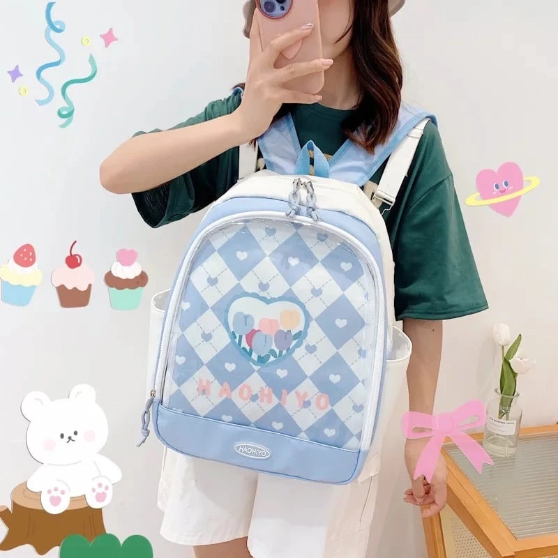 Kawaii Japanese Style Canvas Ita Backpack – Limited Edition 5 Kawaii Japanese Style Canvas Ita Backpack – Limited Edition - Image 5