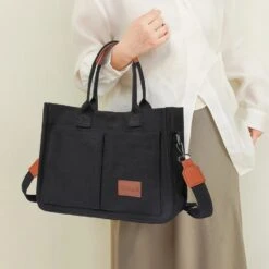 Kawaii Korea Style Canvas Tote Shoulder Bag -Kawaiitherapy Shop 0 420485