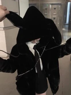 Kawaii Bunny Ears Fluffy Harajuku Coat – Special Edition -Kawaiitherapy Shop 0 44c0ff