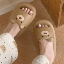 Kawaii Bear Pastel Home Slippers – Limited Edition -Kawaiitherapy Shop 0 48be76