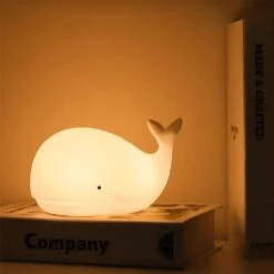 Kawaii Whale Soft Silicone Lamp – Limited Edition -Kawaiitherapy Shop 0 521645