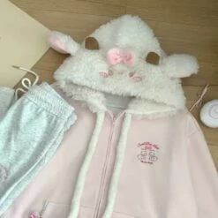 Kawaii Japanese Style Cat Zipper Hoodie – Special Edition -Kawaiitherapy Shop 0 5356df