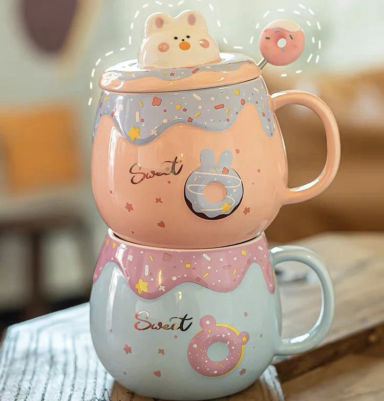 Kawaii Bunny Donut Ceramic Cup – Special Edition 10 Kawaii Bunny Donut Ceramic Cup – Special Edition - Image 10