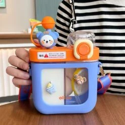 Kawaii Double Sided Animal Pastel Bottle – Limited Edition -Kawaiitherapy Shop 0 5bb73c