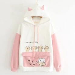 Kawaii Cat Fish Ears Hoodie – Limited Edition