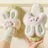 Kawaii Bunny Ears Plush Slippers – Limited Edition