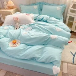 Kawaii Therapy Pastel Hearts Bedsheet – Special Edition -Kawaiitherapy Shop 0 768cc6
