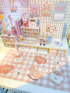 Kawaii Therapy Plaid Table Mouse Pad – Special Edition -Kawaiitherapy Shop 0 77a5ec