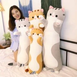 Kawaii Long Cat Pillow Plush XL (90cm) -Kawaiitherapy Shop 0 78a6ca