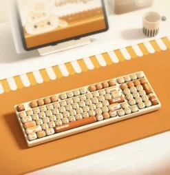 Akko Steam Bun Wonderland Mog Design 138pcs Keycaps -Kawaiitherapy Shop 0 7a100e