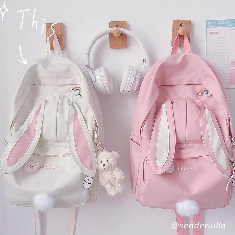 Kawaii Cute Rabbit Ears Harajuku Backpack – Limited Edition 1 Kawaii Cute Rabbit Ears Harajuku Backpack – Limited Edition