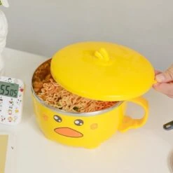 Kawaii Duck Noodle Bowl – Limited Edition -Kawaiitherapy Shop 0 7de511