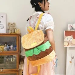 Kawaii Therapy Hamburger Backpack – Limited Edition -Kawaiitherapy Shop 0 7f4ce4