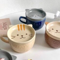 Kawaii Japanese Style Ceramic Cat Bowl – Special Edition -Kawaiitherapy Shop 0 802a3a