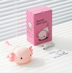 Kawaii Axolotl Silicone Night Lamp – Limited Edition -Kawaiitherapy Shop 0 84a251