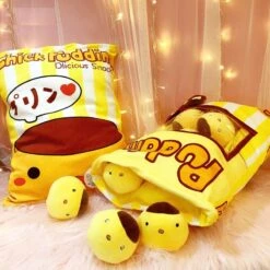 A Bag Of Kawaii Chick Pudding Plushies -Kawaiitherapy Shop 0 855cc1