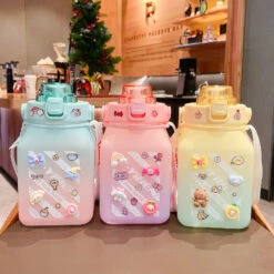 Kawaii Jumbo Pastel Straw Bottle – Limited Edition -Kawaiitherapy Shop 0 889784