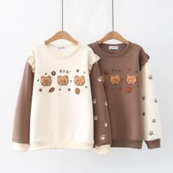 Kawaii Bear Biscuit Harajuku Sweater – Special Edition