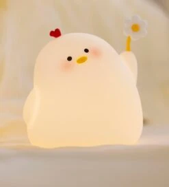 Kawaii Daisy Chicken Soft Silicone Night Lamp – Limited Edition -Kawaiitherapy Shop 0 8fb0ca