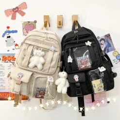 Kawaii Korea Style Canvas Backpack β Limited Edition