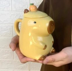 Kawaii Capybara Ceramic Tea Cup – Limited Edition -Kawaiitherapy Shop 0 9431f7