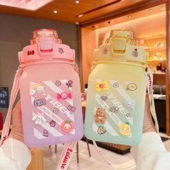 Kawaii Jumbo Pastel Straw Bottle – Limited Edition