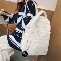Kawaii Korea Style Aesthetic Multipocket Backpack -Kawaiitherapy Shop 0 a3d157