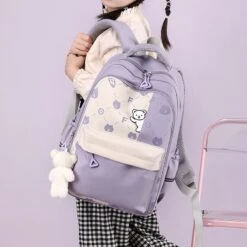 Kawaii Cute Pastel Bear Harajuku School Bag -Kawaiitherapy Shop 0 a6b766